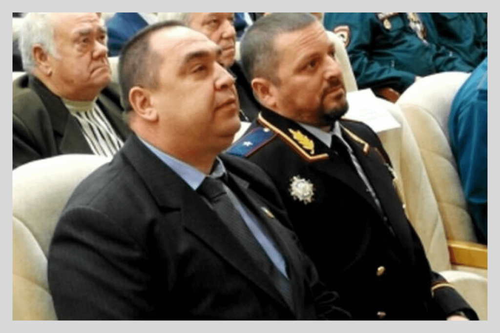 Глава «МВД ЛНР» Игорь Корнет и экс-глава ЛНР Игорь Плотницкий.