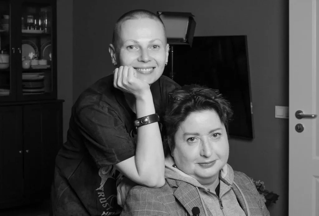 Портрет Любови Камыриной с&nbsp;Ольгой Романовой. Фото: Никита Эрфен.