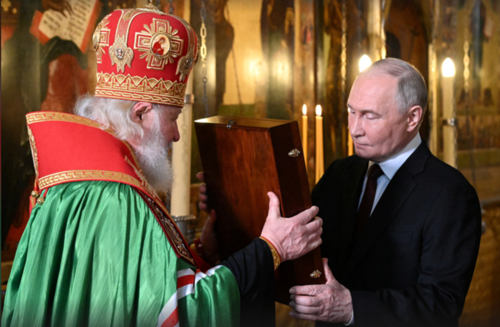 Владимир Путин и&nbsp;Кирилл Гундяев