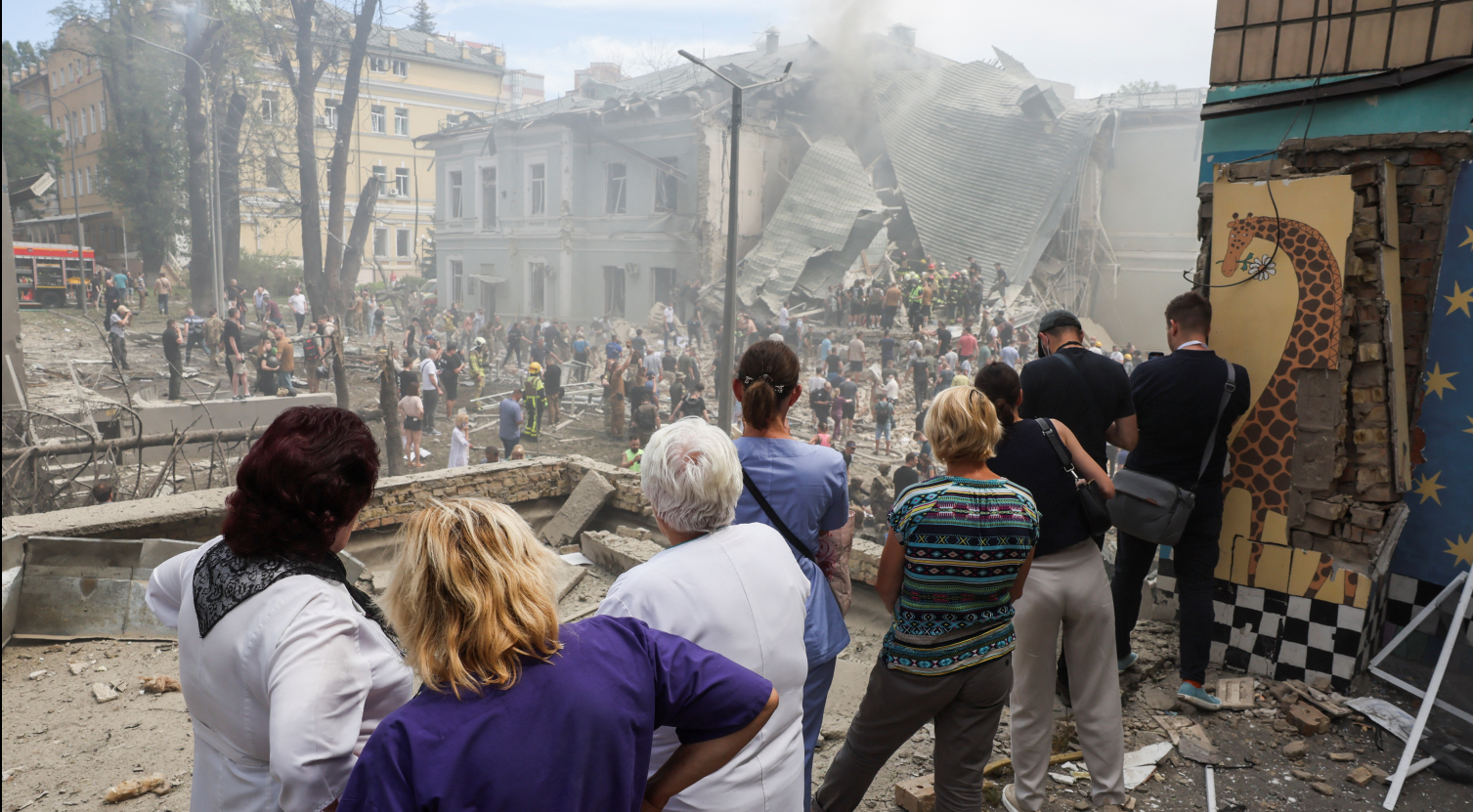 Ракетный удар по Киеву