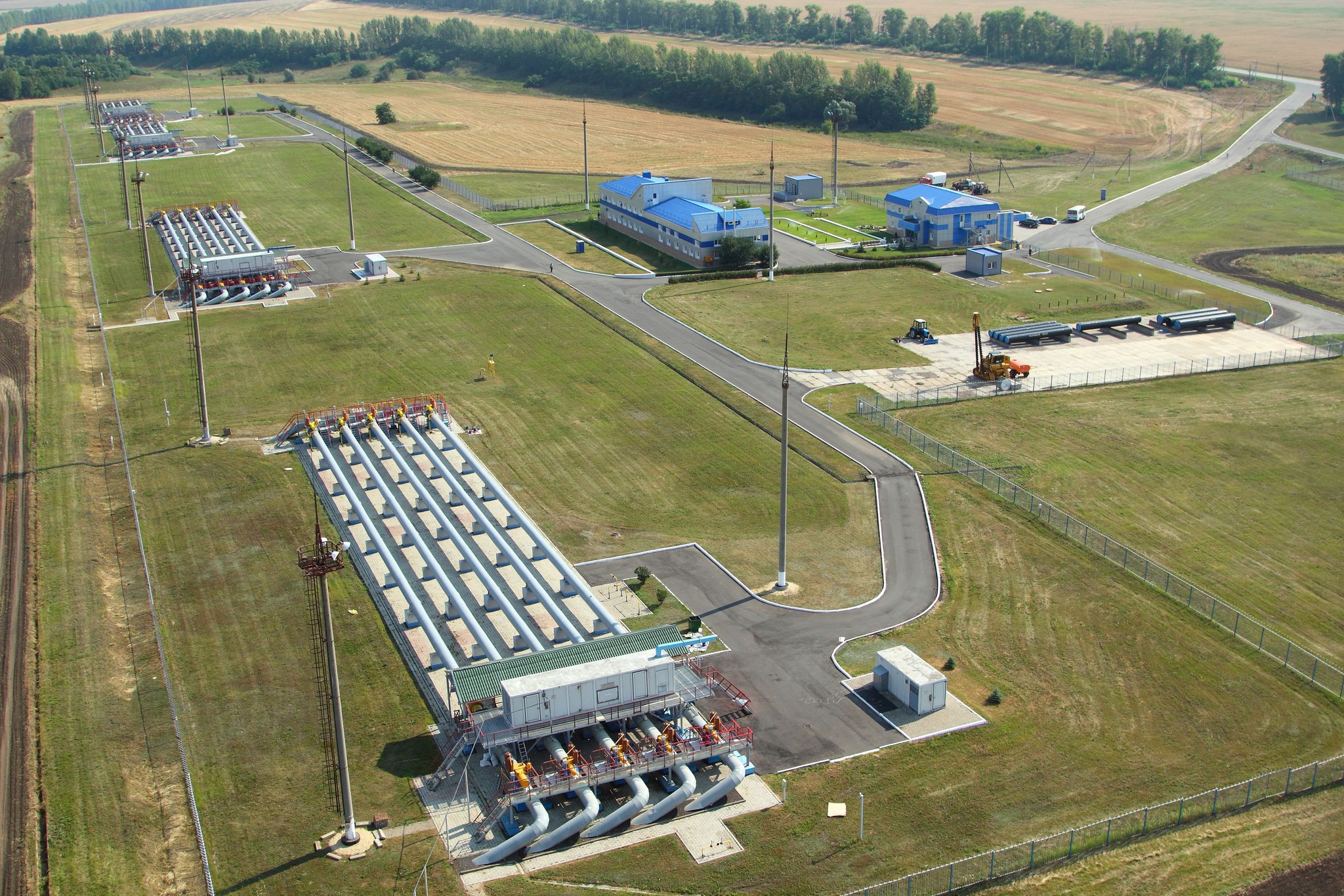 Компрессорная станция Суджа в Курской области