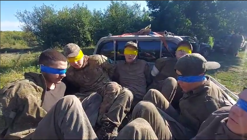 Срочники во время наступления ВСУ в Курской области<br />