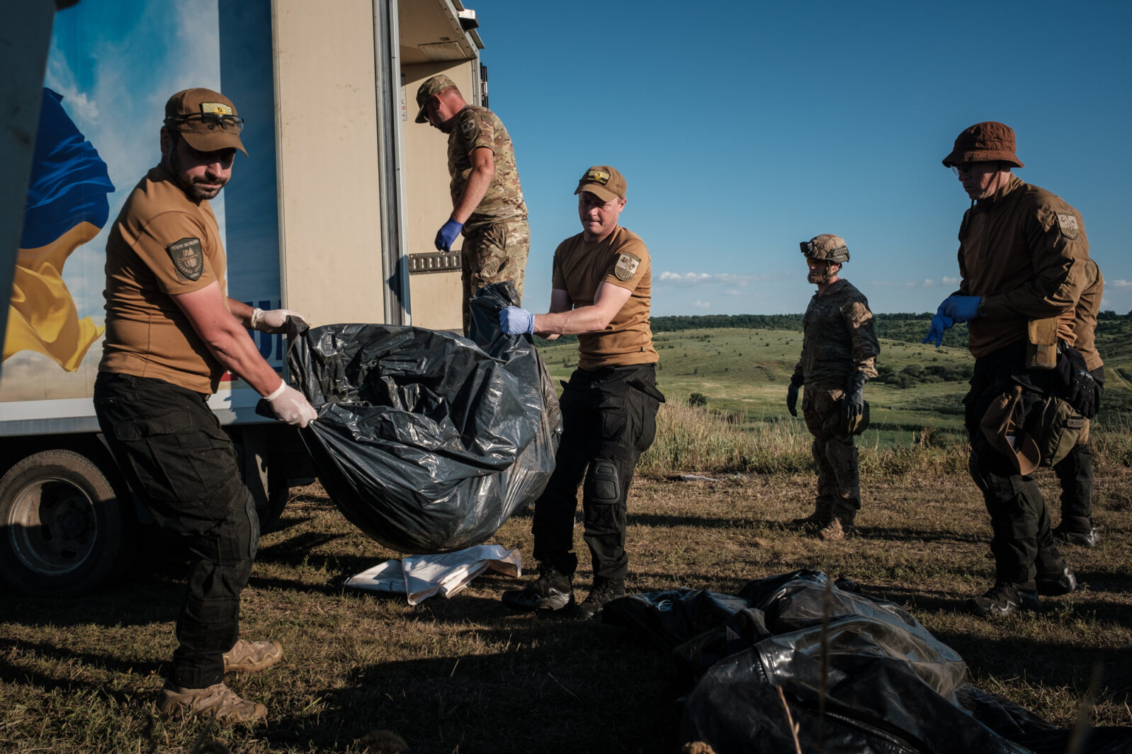 Поиски тел российских солдат организацией Black Tulip