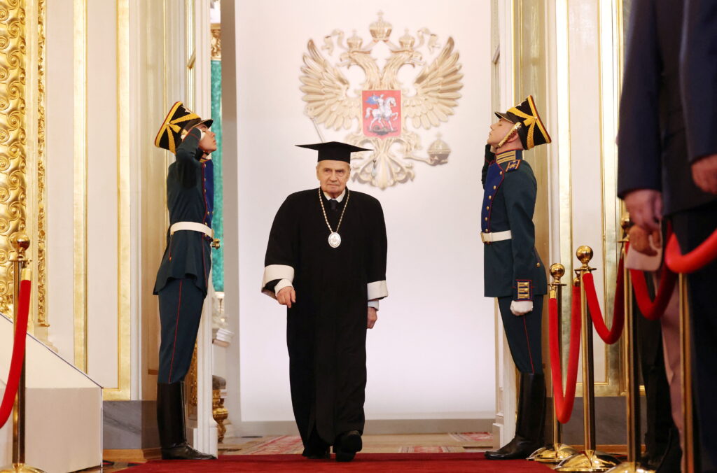 Председатель Конституционного суда РФ Валерий Зорькин на инаугурации Владимира Путина