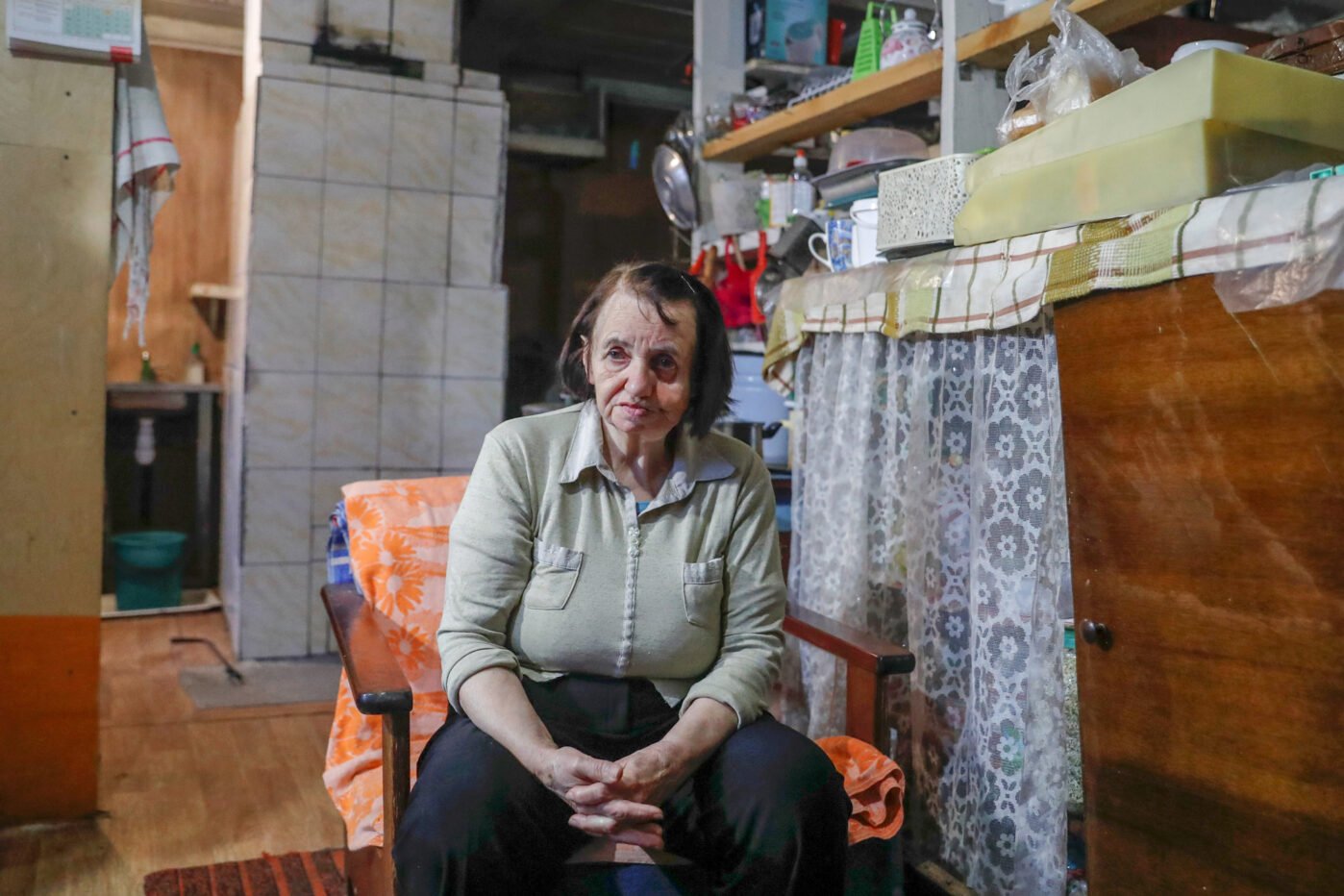 Елизавета Михайлова, дочь узника ГУЛАГа, в своем доме недалеко от деревни Золотково Владимирской области