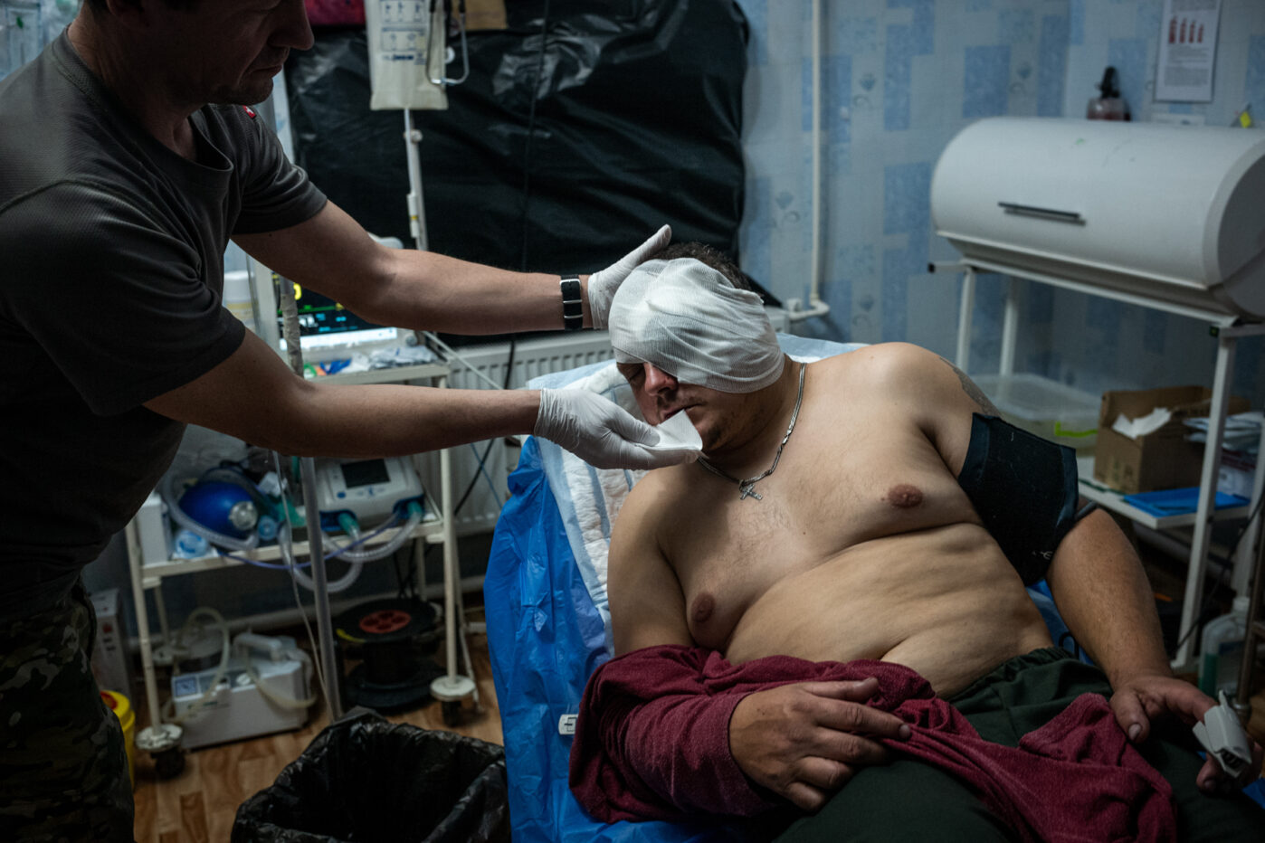 Стабилизационный пункт недалеко от линии фронта в направлении Покровска