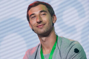 Дмитрий Бухман в&nbsp;2018 году на&nbsp;конференции