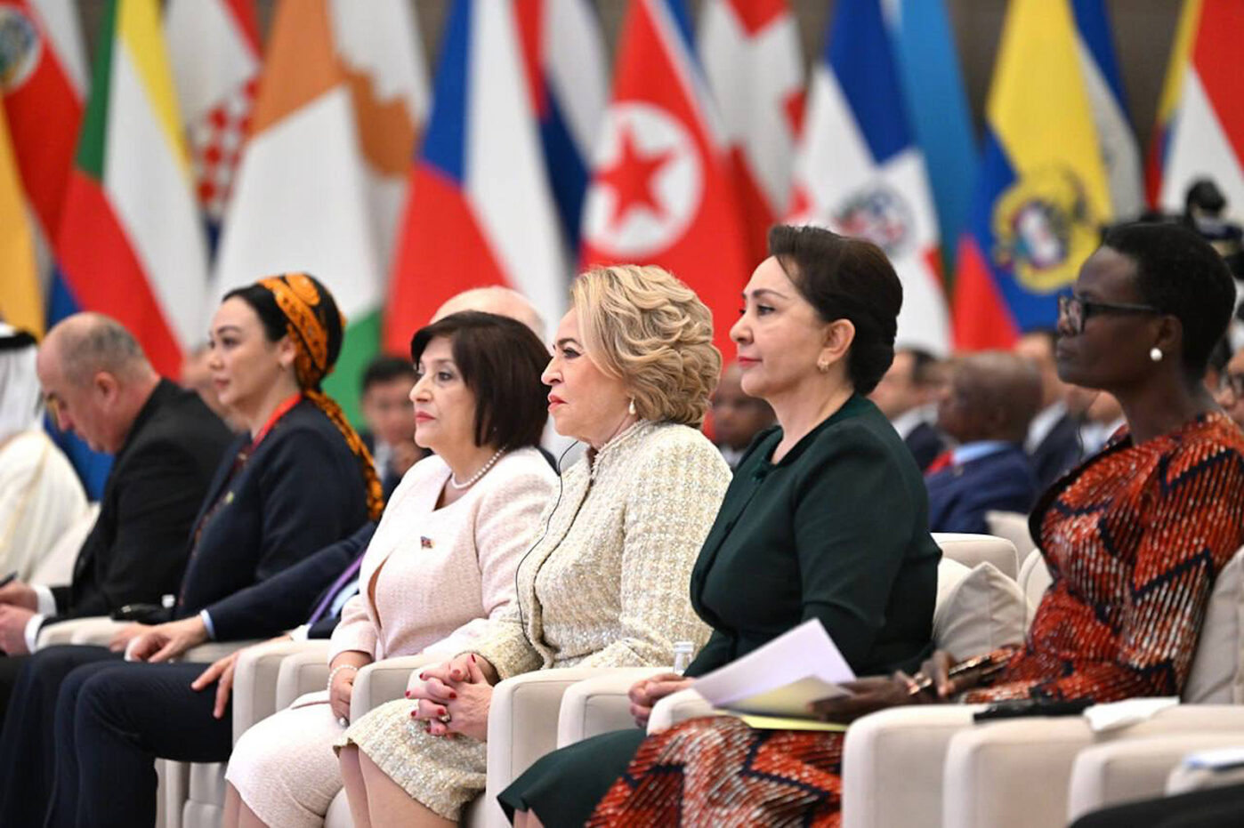 Валентина Матвиенко на 150-й Генеральной ассамблее Межпарламентского союза (МПС) в Международном конференц-центре в Ташкенте