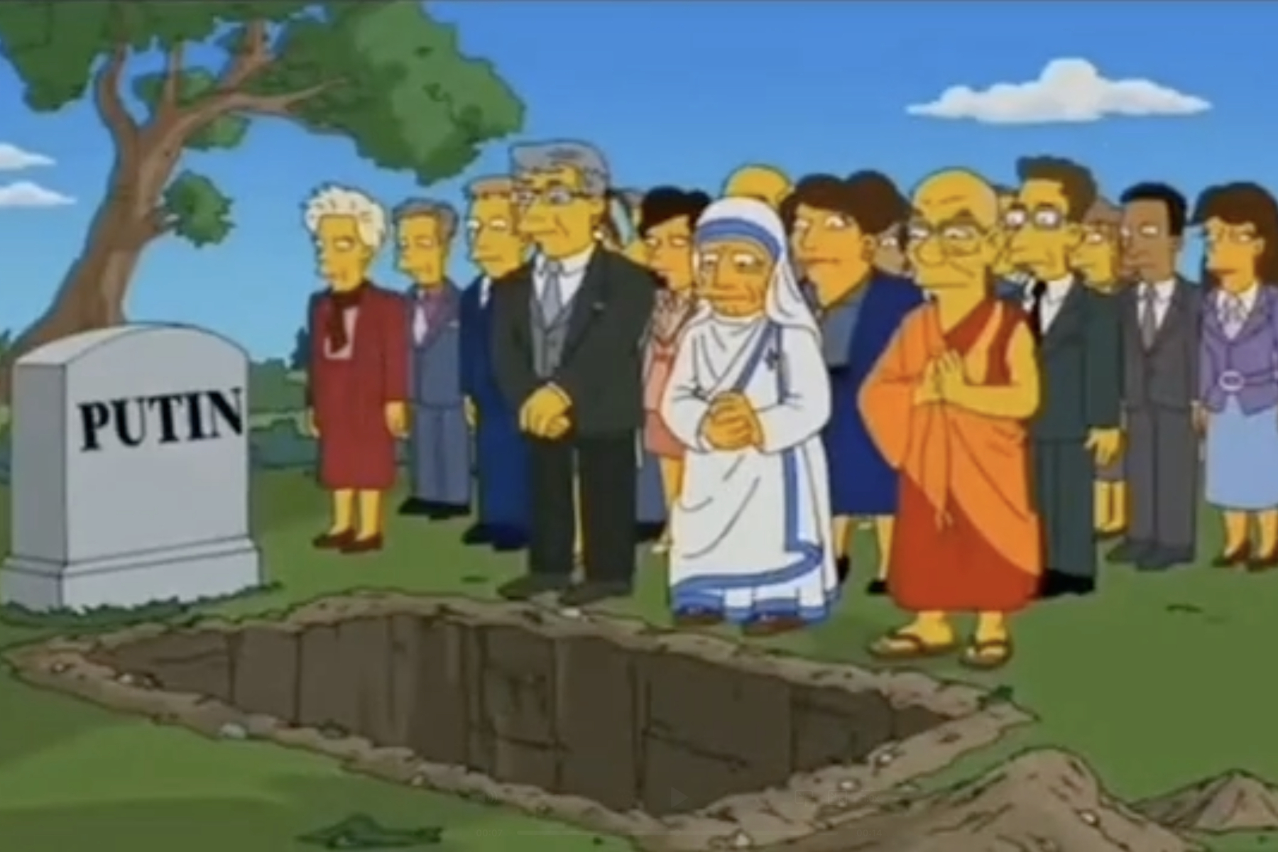 Жительницу Крыма оштрафовали за за «неуважение» к власти за фейковый фрагмент из «Симпсонов» о похоронах Путина