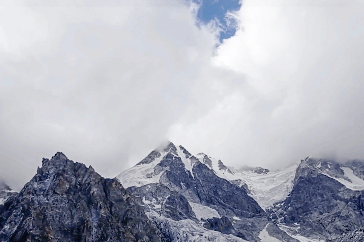 Российско-грузинская граница в горах Большого Кавказа