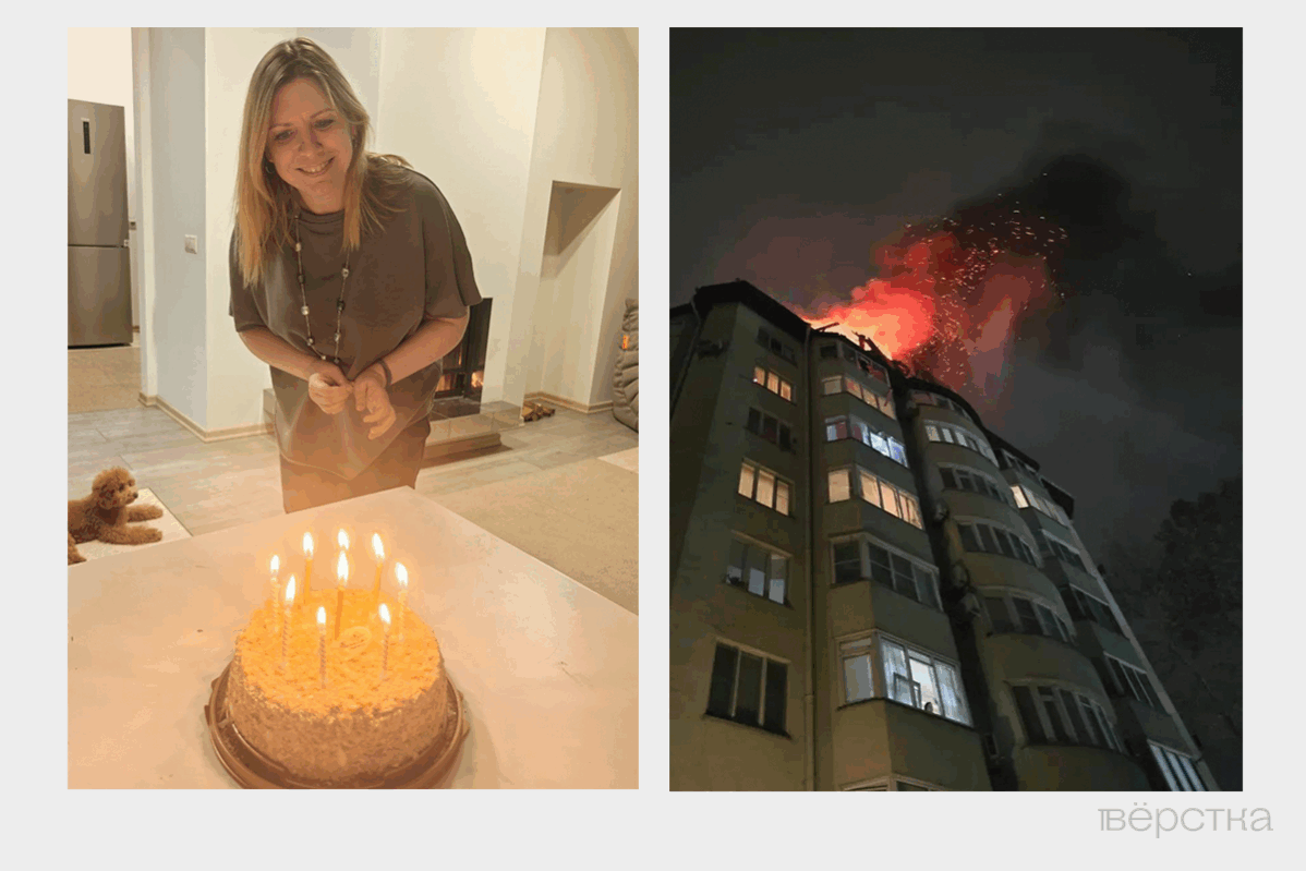 Результат попадания БПЛА в&nbsp;жилой дом в&nbsp;Туапсе